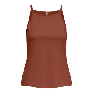 Women's sleeveless T-shirt Only onlmay life tripes image-0