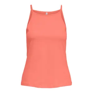 Women's sleeveless T-shirt Only onlmay life tripes image-0