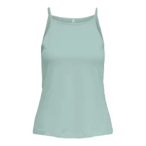 Women's sleeveless T-shirt Only onlmay life tripes image-0