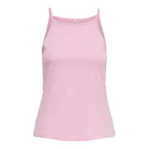 Women's sleeveless T-shirt Only onlmay life tripes image-0