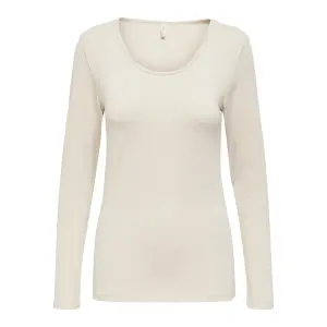 Frauen-T-Shirt Only Live love life manches longues col rond image-0