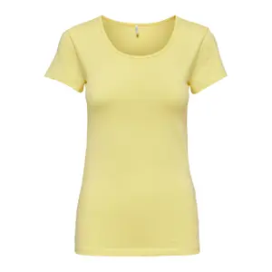 Frauen-T-Shirt Only manches courtes Live love life col rond image-0
