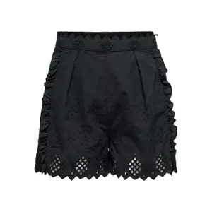 Shorts för kvinnor Only onlsanne broderie image-0