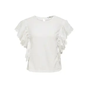 T-shirt för kvinnor Only onlsanne broderies image-0
