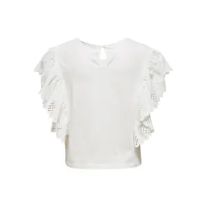 T-shirt för kvinnor Only onlsanne broderies image-1