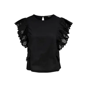 T-shirt för kvinnor Only onlsanne broderies image-0