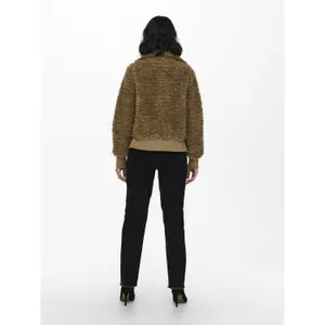 Women's bomber jacket Only onlellie sherpa image-4