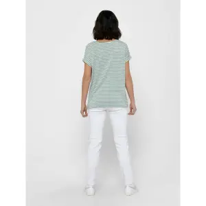 Women's T-shirt Only Moster stripe col rond image-5