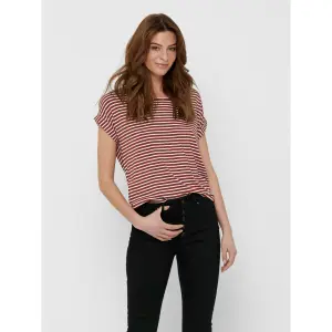 Frauen-T-Shirt Only Moster stripe col rond image-1