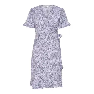 Kleid Damen Only Onlolivia Wrap Wvn Noos image-0
