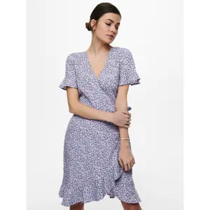 Kleid Damen Only Onlolivia Wrap Wvn Noos image-1