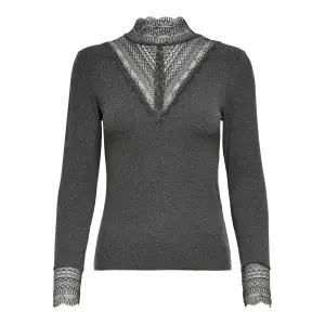 Frauen Top Only Tilde manches longues col montant lace image-0