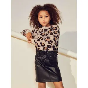 Girl's skirt Only kids konmaiya-miri faux leather image-2
