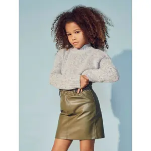 Girl's skirt Only kids konmaiya-miri faux leather image-2