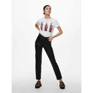 Women's trousers Only Emily imitation cuir image-2