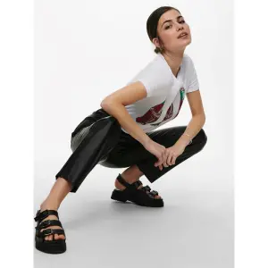 Women's trousers Only Emily imitation cuir image-5