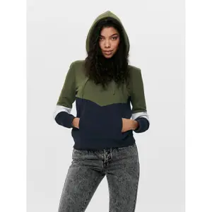 Sweatshirt för kvinnor Only onlpear life blocking image-1