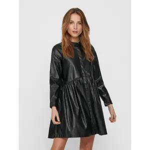 Frauenkleid Only onlchicago faux leather image-1