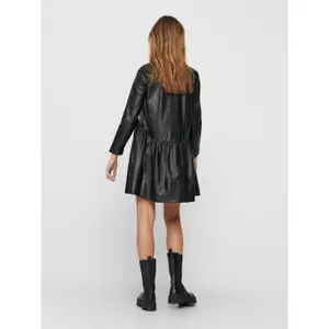 Frauenkleid Only onlchicago faux leather image-4