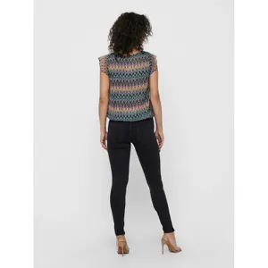 T-shirt för kvinnor Only onlmaria capsleeve wovens image-4