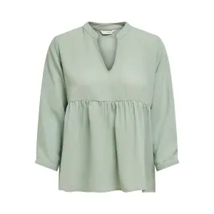 Vrouwen top Only Bloom manches 3/4 col V image-0