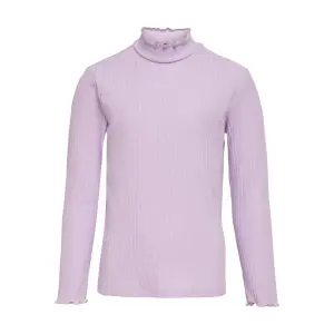 Girl's T-shirt Only kids manches longues Col montant Nella image-0