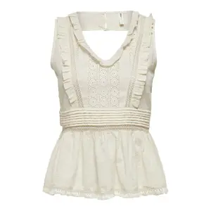 V-hals trui voor vrouwen Only onlclea life lace image-0