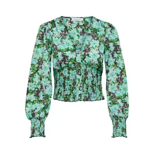 Långärmad T-shirt för kvinnor Only onljill smock image-0
