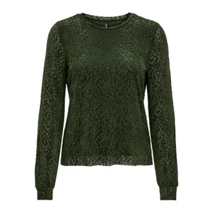 Women's long sleeve T-shirt Only onlluna new mesh image-0