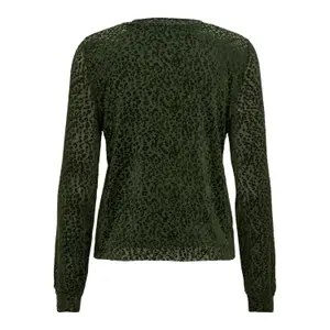 Women's long sleeve T-shirt Only onlluna new mesh image-3