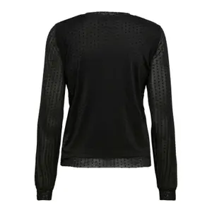 Women's long sleeve T-shirt Only onlluna new mesh image-3