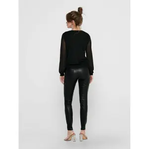 Women's long sleeve T-shirt Only onlluna new mesh image-4