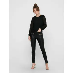 Women's long sleeve T-shirt Only onlluna new mesh image-2
