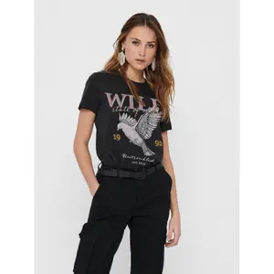 Kurzarm-T-Shirt, Damen Only onllucy image-1