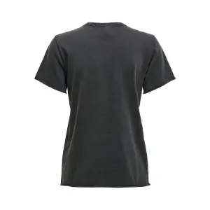 T-shirt för kvinnor Only Lucy life manches courtes western top boxs image-4