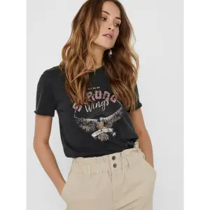 Frauen-T-Shirt Only Lucy life manches courtes western top boxs image-3