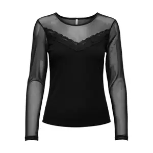 Women's long sleeve T-shirt Only onlquinn mixs image-0
