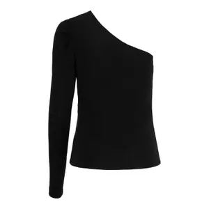 Women's long sleeve T-shirt Only onystar glitter oneshoulders image-4