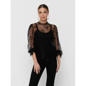 Women's long sleeve T-shirt Only onllady laces image-1