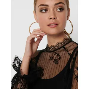 Women's long sleeve T-shirt Only onllady laces image-6