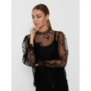 Women's long sleeve T-shirt Only onllady laces image-5