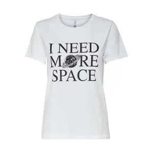 T-shirt för kvinnor Only onlkita life reg moon image-0