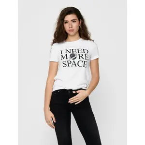 T-shirt för kvinnor Only onlkita life reg moon image-1