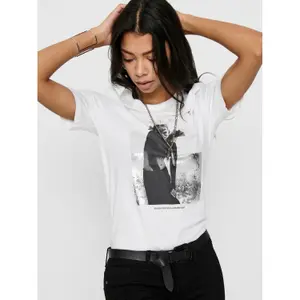 T-shirt för kvinnor Only onlsally life boxy photo image-3