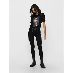 T-shirt för kvinnor Only onlsally life boxy photo image-2