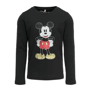 Girl's long sleeve t-shirt Only konmickey/minnie life image-0