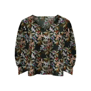 T-shirt för kvinnor Only onlnova life 4/5 aop wovens image-0