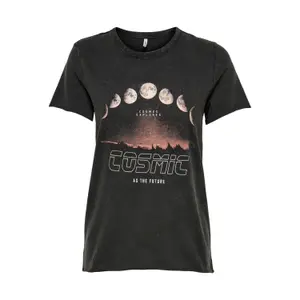 T-shirt för kvinnor Only onllucy life reg space image-0