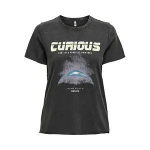 T-shirt för kvinnor Only onllucy life reg space image-0
