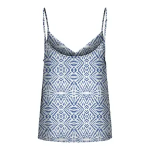 T-shirt för kvinnor Only onlnova life button singlet aop wovens 2 image-1